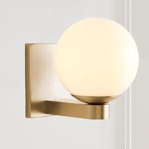 Generic Modern Glass Sconce, Torch Indoor Outdoor Sconce